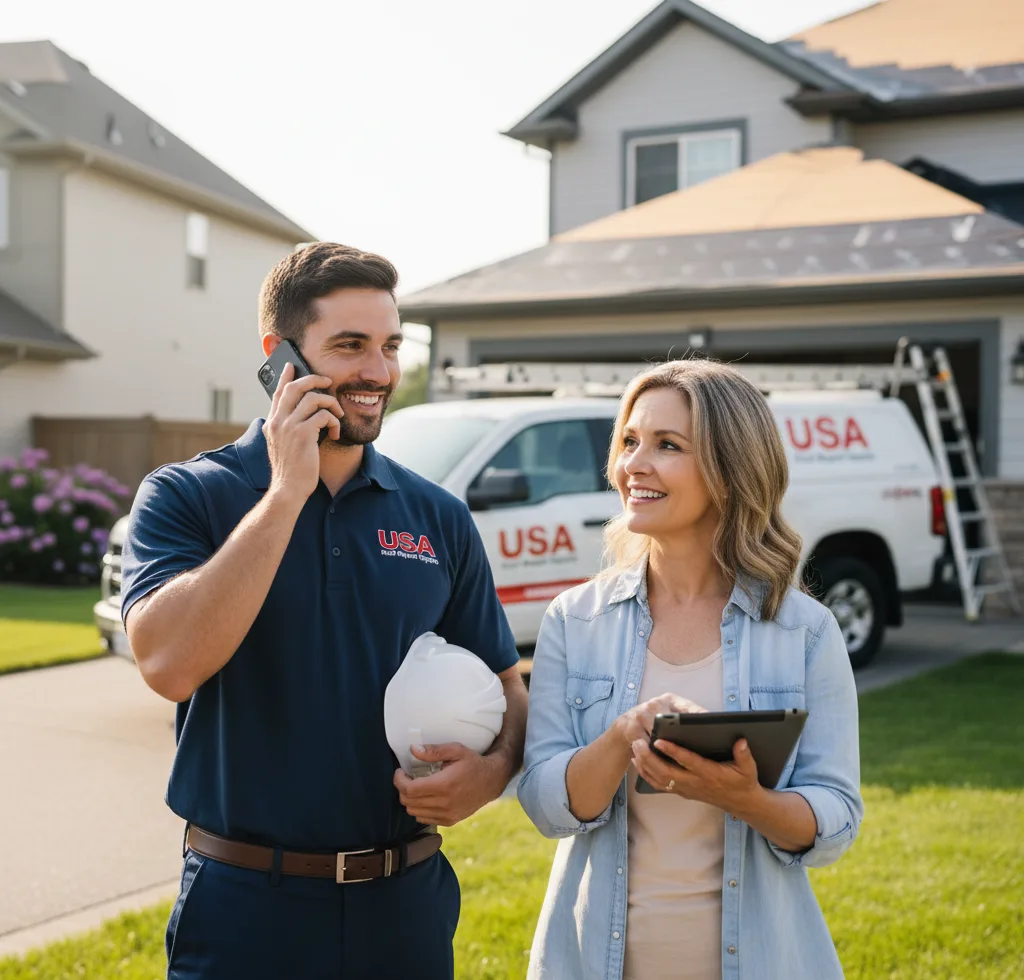 USA Roof Repair Experts customer support in Alexander